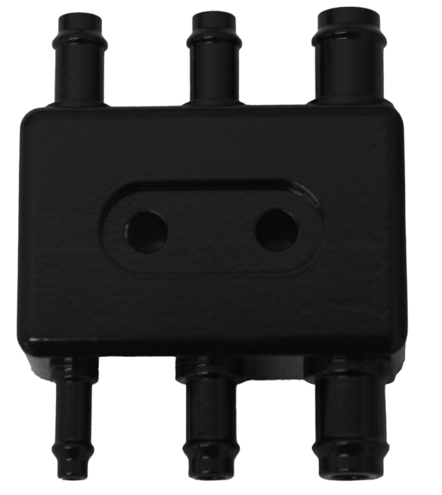 84-85 Turbo Buick Vacuum Block - Billet Aluminum Black